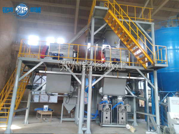 年產(chǎn)10萬噸干混站案例，無錫東駿達(dá)建材廠