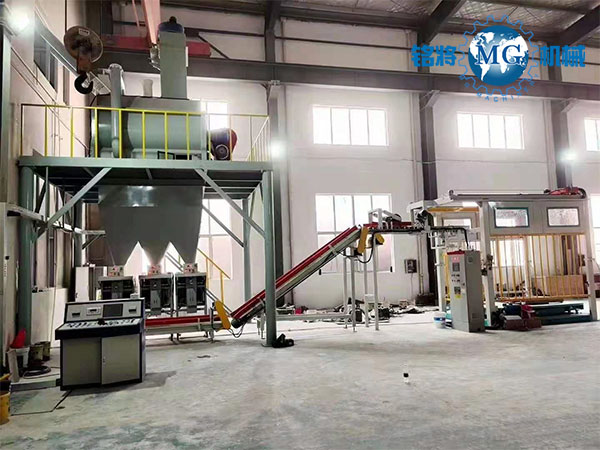 江蘇張家港輕質(zhì)石膏砂漿自動(dòng)化生產(chǎn)線安裝收尾！馬上準(zhǔn)備試機(jī)啦！