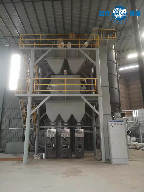 河北武安石膏砂漿生產線安裝現(xiàn)場反饋圖片