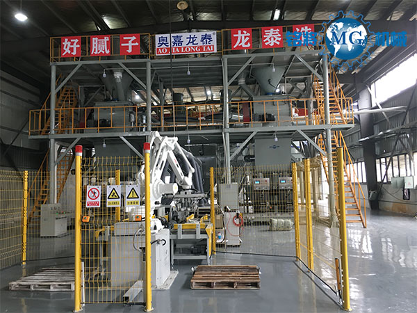 膩子粉自動混合生產(chǎn)線 膩子粉自動混合生產(chǎn)線