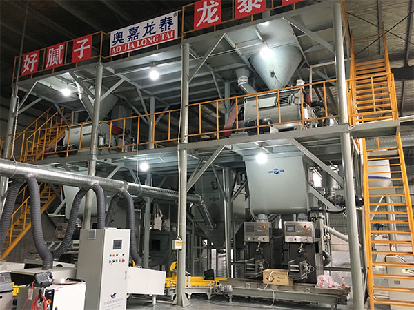 膩子粉自動混合生產(chǎn)線 膩子粉自動混合生產(chǎn)線