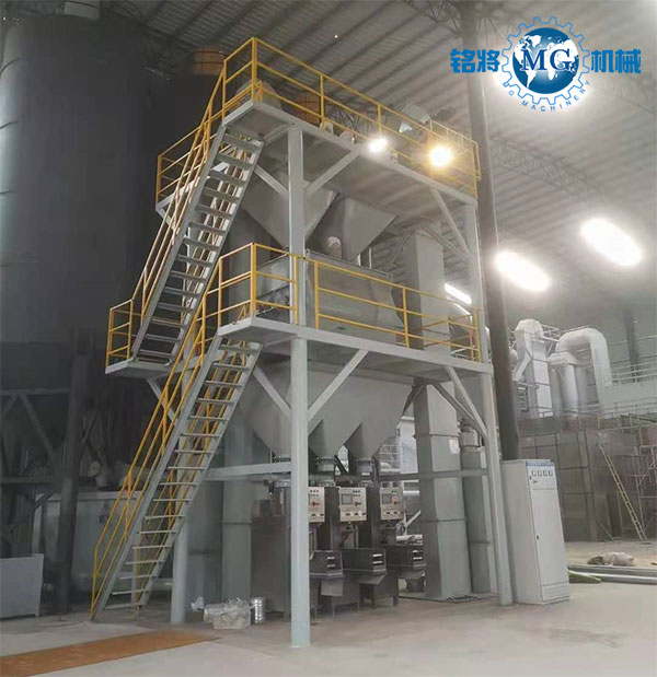 河北武安石膏砂漿生產線安裝現(xiàn)場反饋圖片